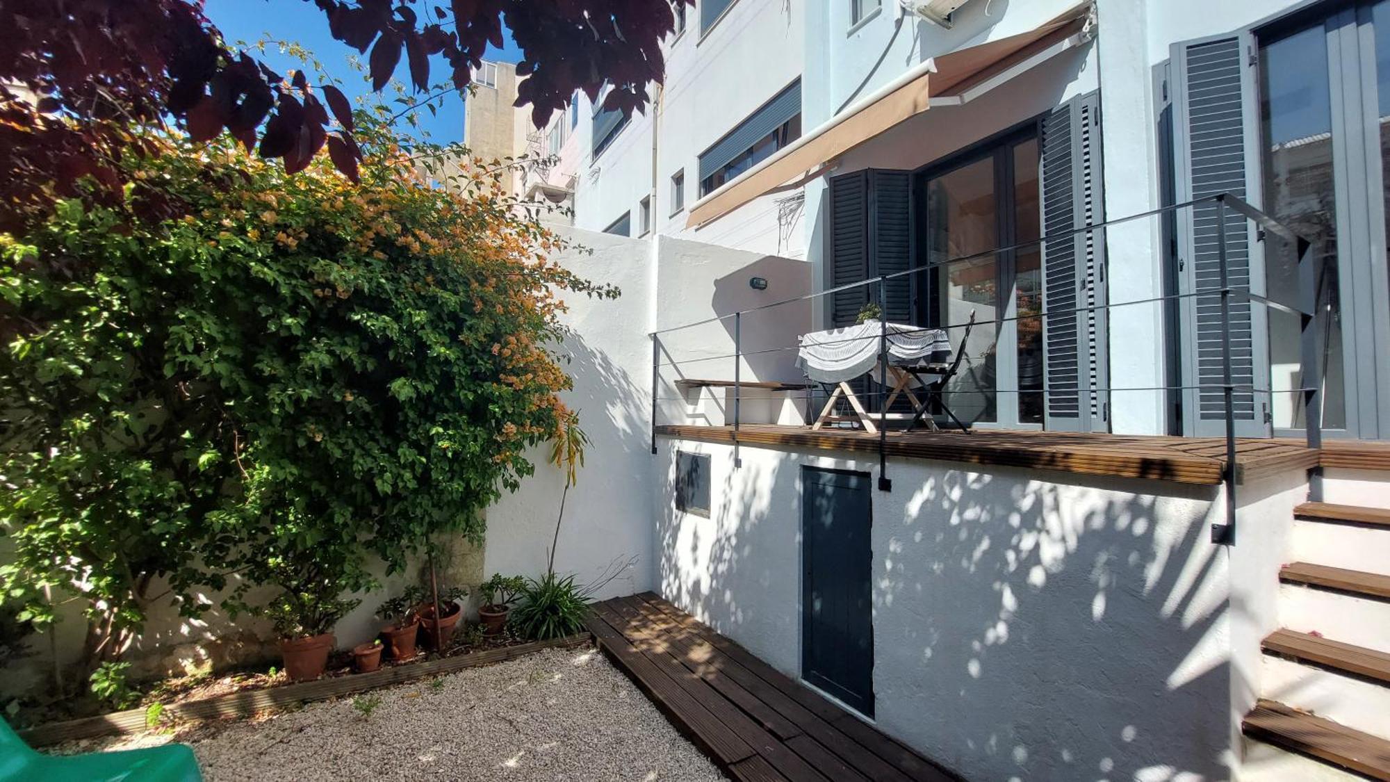 Apartment With Private Garden - Central Location Lisboa Szoba fotó